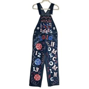Walls Cowgirl Ranch Wear Overalls Womens Size M Blue Denim Bibs Sport Decoration